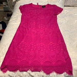 Hot pink cocktail dress